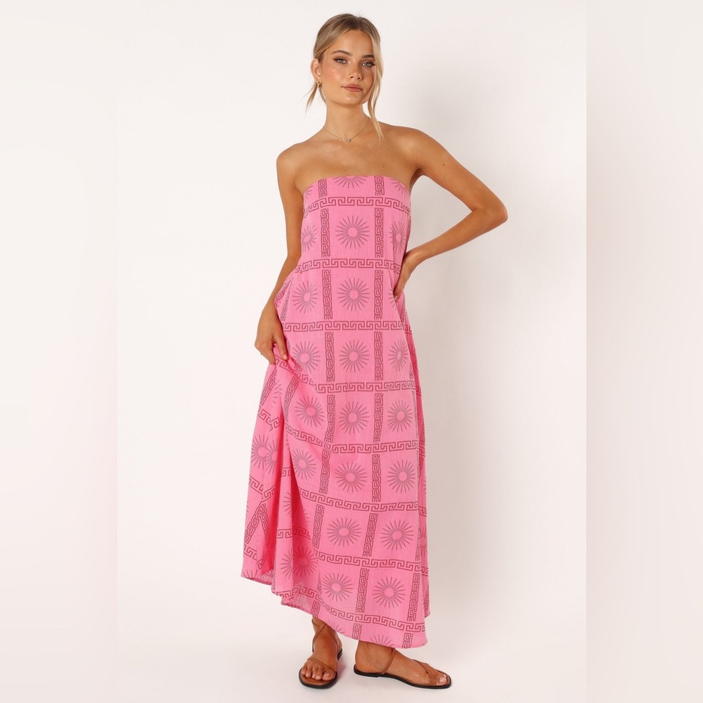 Petal & Pup Soph Strapless Maxi Dress - Picture 2 of 9